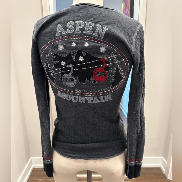 Aspen Mountain Long Sleeve T-Shirt - L - Picture 4 of 5